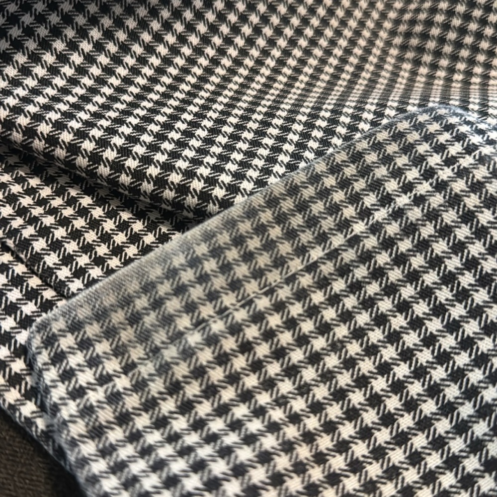 Houndstooth Pants Men’s Size 32x30 Straight Leg Black White - Picture 8 of 8